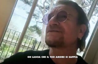 Corona: Bono von U2 komponiert und performt ein Liebeslied für Italien