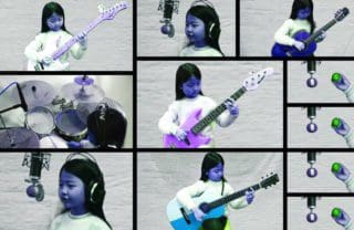 One-Girl-Band der besonderen Art: Hotel California als Coverversion einer 6-jährigen Multiinstrumentalistin