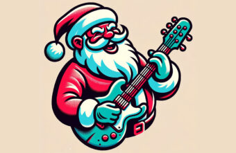 Welches Instrument spielt der Weihnachtsmann: Mit Sicherheit E-Gitarre