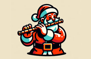 Welches Instrument spielt der Weihnachtsmann? Ist es die Querflöte?