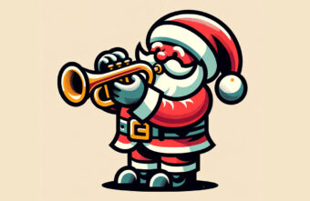 Welches Instrument spielt der Weihnachtsmann? Jede Wette: Trompete