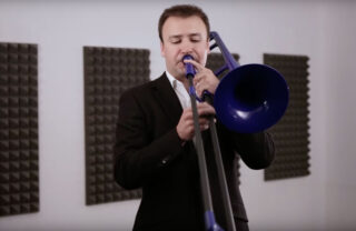Kunststoffposaune als Anfängerinstrument