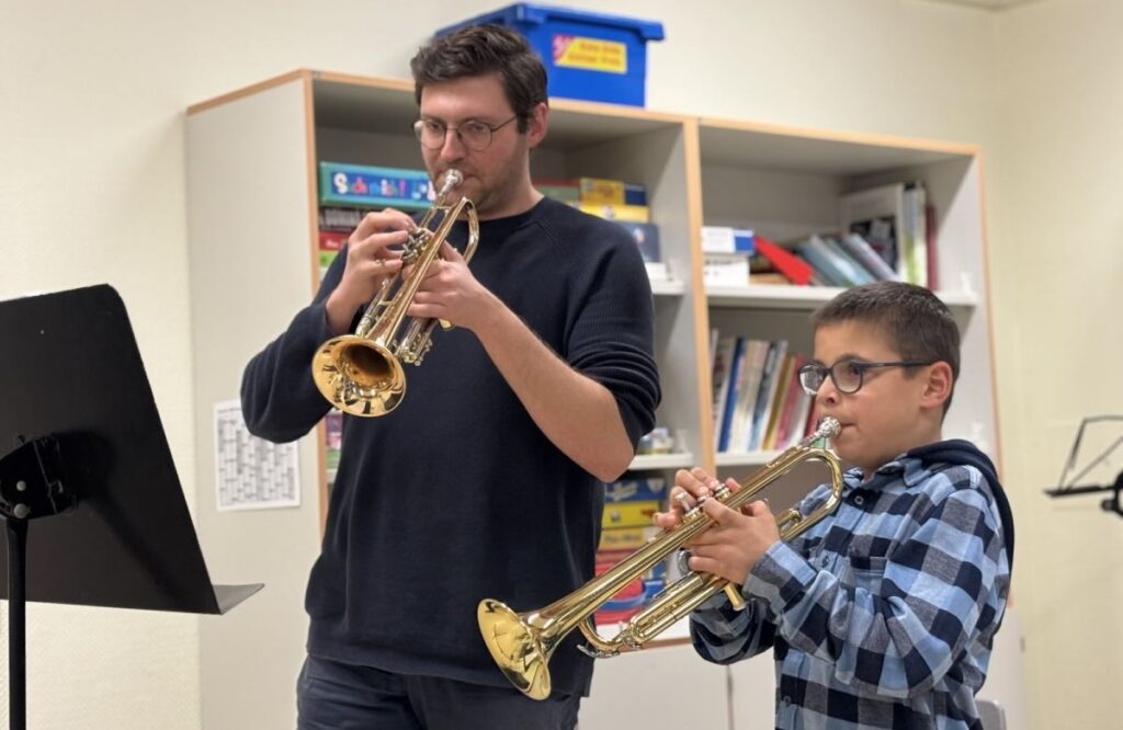 Trompete Spielen ist inneres Singen
