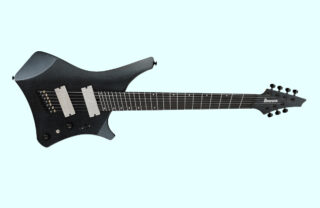 News: Ibanez A527 Alpha 7-String Multiscale, Iron Pewter mit durchdachtem Design