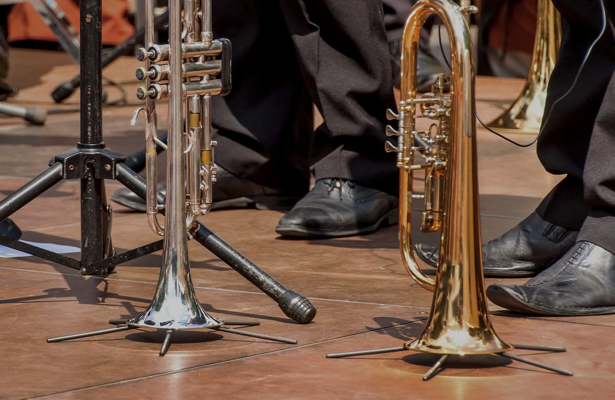 30 Stück Kunststoff Trompete Stifthalter Clips DIY Instrumente Geschenke 