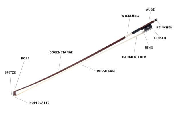 Aus Was Besteht Der Bogen Der Geige Violinbogen für Einsteiger: Worauf du achten solltest › Musikmachen