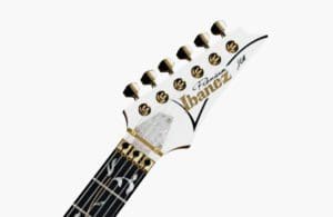 6:0-Headstock mit eigenständiger Form von Ibanez