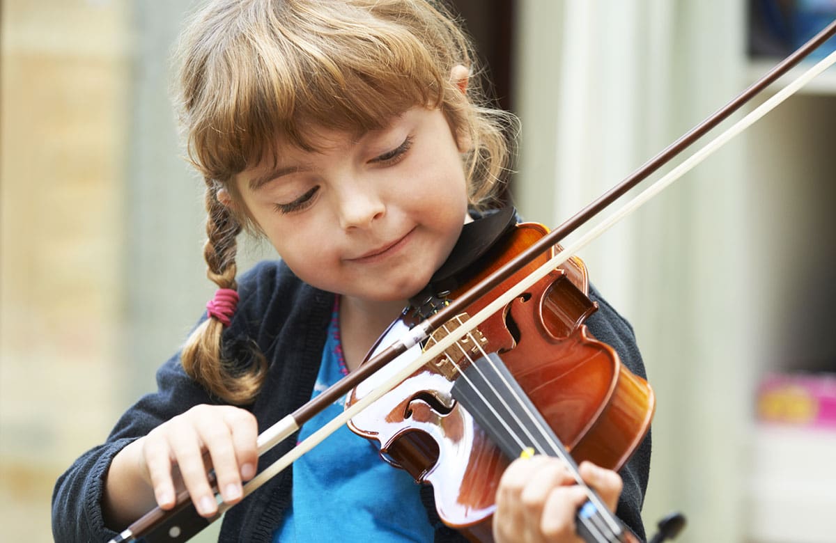 Die beliebte Violine in kindgerechter Größe