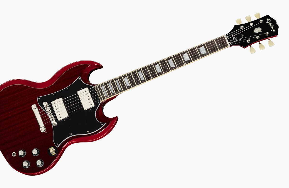 Den rockenden Gitarren-Heros nachgeeifert: Epiphone SG Standard