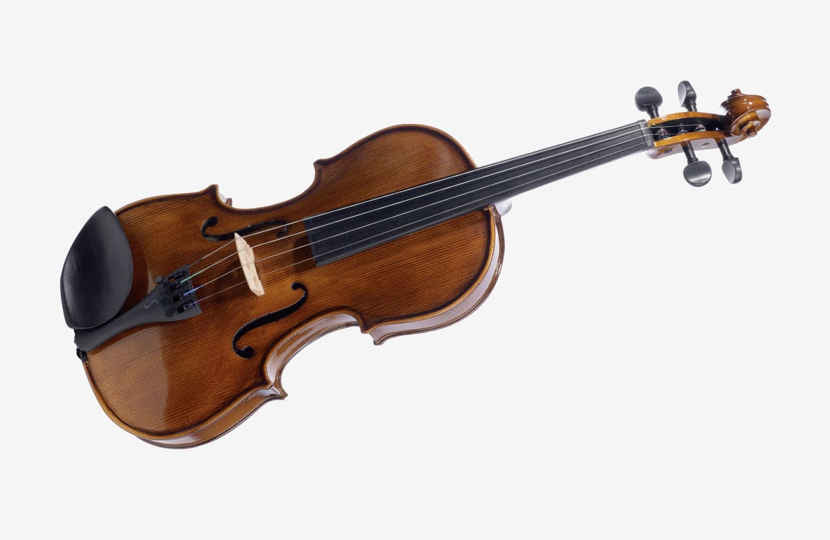 Tolle 3/4 Einsteiger-Violine mit Bogen Leichtkoffer und großem Zubehörpaket 