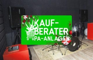 Top 5 der PA-Anlagen für Einsteiger und Nachwuchsbands 2022/2023