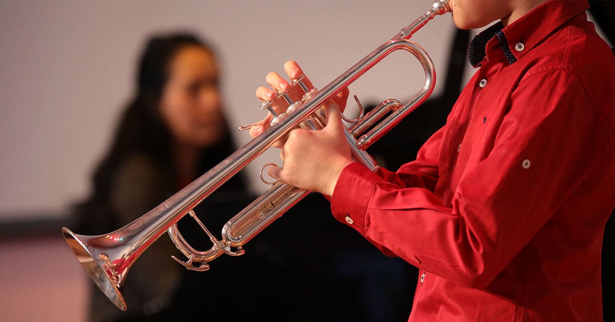 Deine erste Trompete – mit berechtigtem Stolz › Musikmachen
